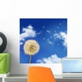 thumbnail image 1 of Dandelion Seeds Blowing Wind Wall Mural by Wallmonkeys Peel and Stick Graphic (18 in W x 17 in H) WM167860, 1 of 4