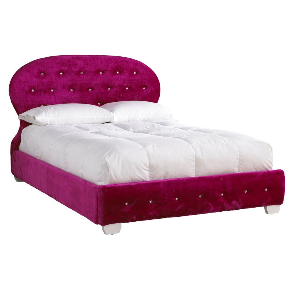 Standard Furniture Marilyn Youth Upholstered Platform Bed In Watermelon Full Walmart Com