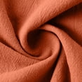 thumbnail image 5 of Women's 3/4 Sleeve Tops V Neck Breathable Shirts Loose Fit Linen Shirts for Women Lightweight Cotton Blouse Plus Size Shirts for Women Work Top Cute Summer Tops Womens Shirts Casua,Orange,4XL, 5 of 5