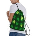 thumbnail image 3 of Kdxio Happy St. Patrick's Day5 Print Drawstring Backpack Bag,Waterproof Draw String Back Sack, Gym Drawstring Bags Swim Bag For Unisex, 3 of 9