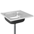 thumbnail image 5 of vidaXL Kitchen Sink Undermount Sink with Strainer Stainless Steel Sink Silver, 5 of 11
