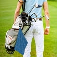 thumbnail image 5 of Pofeuu Blue Star Print Print Premium Golf Towel with Carabiner Clip Absorbent Microfiber Waffle Pattern Golf Towel for Golf Bag Trolly Belt Loop, 5 of 8