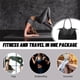 thumbnail image 4 of Bolsa de viaje tipo tote para mujer con funda para carrito y bolsillo impermeable | Bolsa de gimnasio impermeable para entrenar y llevar contigo | Diseño multicompartimento para portátil de 15,6" |, 4 of 8