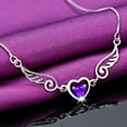 thumbnail image 3 of Guodhu Necklace for Women 2029 Heart Angel Wing Zircon Jewelry Wedding Birthday Anniversity Gifts for Her, 3 of 9