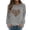 Z0F-Grey, variant on Hoodies for Women Pattern Letter Printing Pullover Sweatshirt Pullover Oversized Hoodie Fashion Blouse Long Sleeve Shirt Hoodless Zip up track Jackets with Pocket Pink, XL