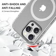 thumbnail image 3 of Funda Case MYBAT Savvy para iPhone 16 PRO MAX - Brillos Transparente, 3 of 8