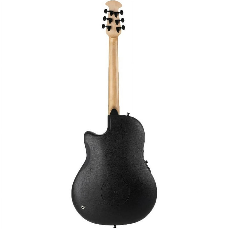Ovation Guitar Strap Ultra® Padded Ball Glove Leather, Black