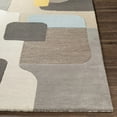 thumbnail image 4 of Hauteloom Indialantic Wool Living Room, Bedroom Area Rug - Modern Geometric - Gray, Beige - 5' x 7'6", 4 of 7