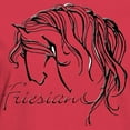 thumbnail image 3 of CafePress - Friesian T Shirt - Women's Traditional Fit Dark T-Shirt, 3 of 4