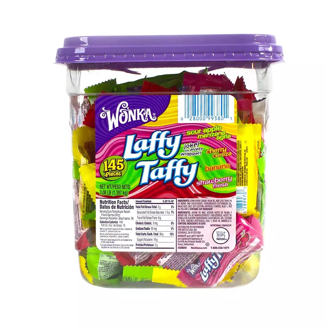 Laffy Taffy Assorted Tub, 3.08 lbs