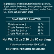 Pill Butter: Pill Wrap for All Dogs (Human Grade Ingredients) Moldable Non-Sticky Paste of Real Peanut Butter (60 Servings)