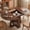 Walnut, variant on EDX 43.3″–59″ Extendable Round Dining Table for 4-6, Modern Oval Dining Table with Removable Leaves, Wooden Kitchen Table with Storage Shelf Base, Space Saving for Kitchen Living Room, Walnut