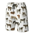thumbnail image 2 of Yiaed Cow Print Men's Swim Trunks with Lining Quick Dry Sports Shorts Beach Shorts Boardshorts-X-Large, 2 of 5