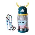 thumbnail image 1 of Botella Escuela a prueba de Agua potable con Sippy Ventosa Bebé AZUL Gloria Botellas de Oso Kawaii, 1 of 9