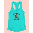 thumbnail image 3 of Go Mountains Bear On Bike Racerback Tank Women -Image by Shutterstock, Female Medium, 3 of 4
