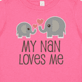 thumbnail image 4 of Inktastic My Nan Loves Me Grandchild Boys or Girls Baby T-Shirt, 4 of 5
