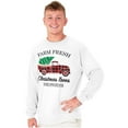 thumbnail image 4 of Farm Fresh Christmas Tree Plaid Truck Long Sleeve TShirt Men Women Brisco Brands L, 4 of 6