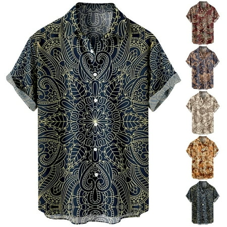 

Boys Aloha Beach Shirt & Top Print Retro Clothes Regular & Big Man Sizes