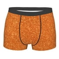 thumbnail image 5 of Uemuo Orange Glitter Pattern Men's Boxer Briefs,Trunk Anti-Chafing,Comfortable, Durable, and Stylish Underwear-Small, 5 of 9