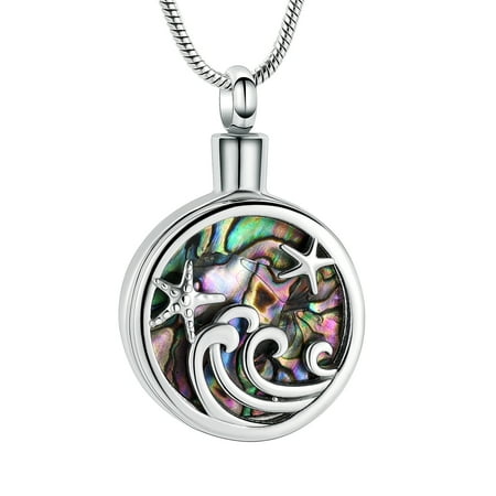 constantlife Waves Starfish cremation ashes jewellery small urns for ashes