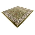 thumbnail image 7 of Rugs.com Rabia Collection Rug – 7' 10 Square Green Low Rug Perfect For Living Rooms, Kitchens, Entryways, 7 of 7