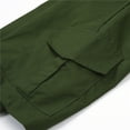 thumbnail image 6 of New Fashion Men Cargo Work Shorts Elasticated Summer Casual Combat Pants Trousers Green L, 6 of 6