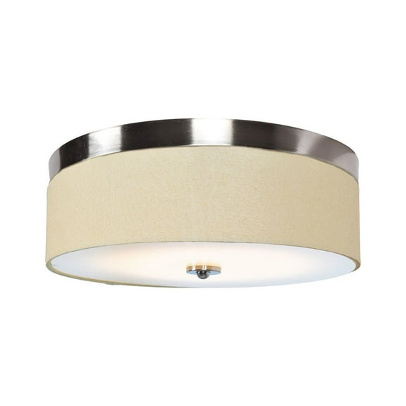 Access Lighting LED Flush Mount in Brushed Steel Color
