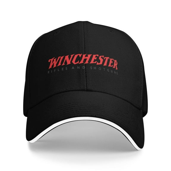 Winchester-Logo Men Women Sandwich Cap Classic Baseball Capunisex Adjustable Casquette Dad Hat