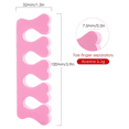 thumbnail image 4 of Pedicure Sponge, Toe Separator For Nail Art Painting With EVA Foam Material, Soft And Flexible Nail Salon Use For Toenails Protection (50Pcs), 4 of 5