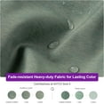 thumbnail image 5 of PURPLE LEAF 10' X 13' Patio Cantilever Umbrella Outdoor Offset Rectangle Umbrella with 360-degree Rotation for Deck Pool Garden, Mint Green, 5 of 14