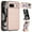 Rosegold, variant on Compatible with Google Pixel 8a Case, with PU Leather Credit Card Holder Magnetic Back Stand Rugged Slot Mobile Flip Purse Phone Cover for Google Pixel 8a Women Men - Black