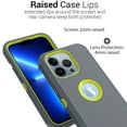 thumbnail image 5 of CoverON for Apple iPhone 13 Pro Max Case, Military Grade Heavy Duty Full Body Phone Cover - Gray, 5 of 8