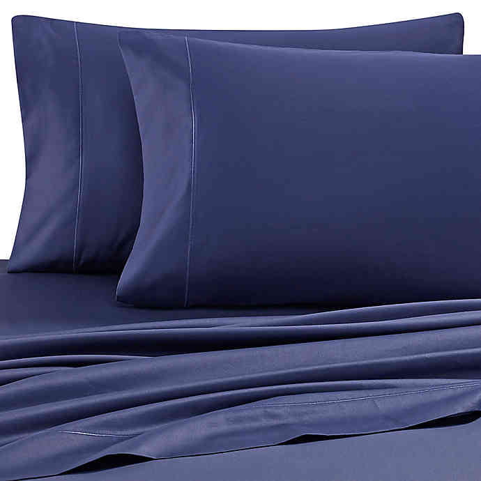 Wamsutta 500-Thread-Count PimaCott King Pillowcases in Light Blue Set of 2 