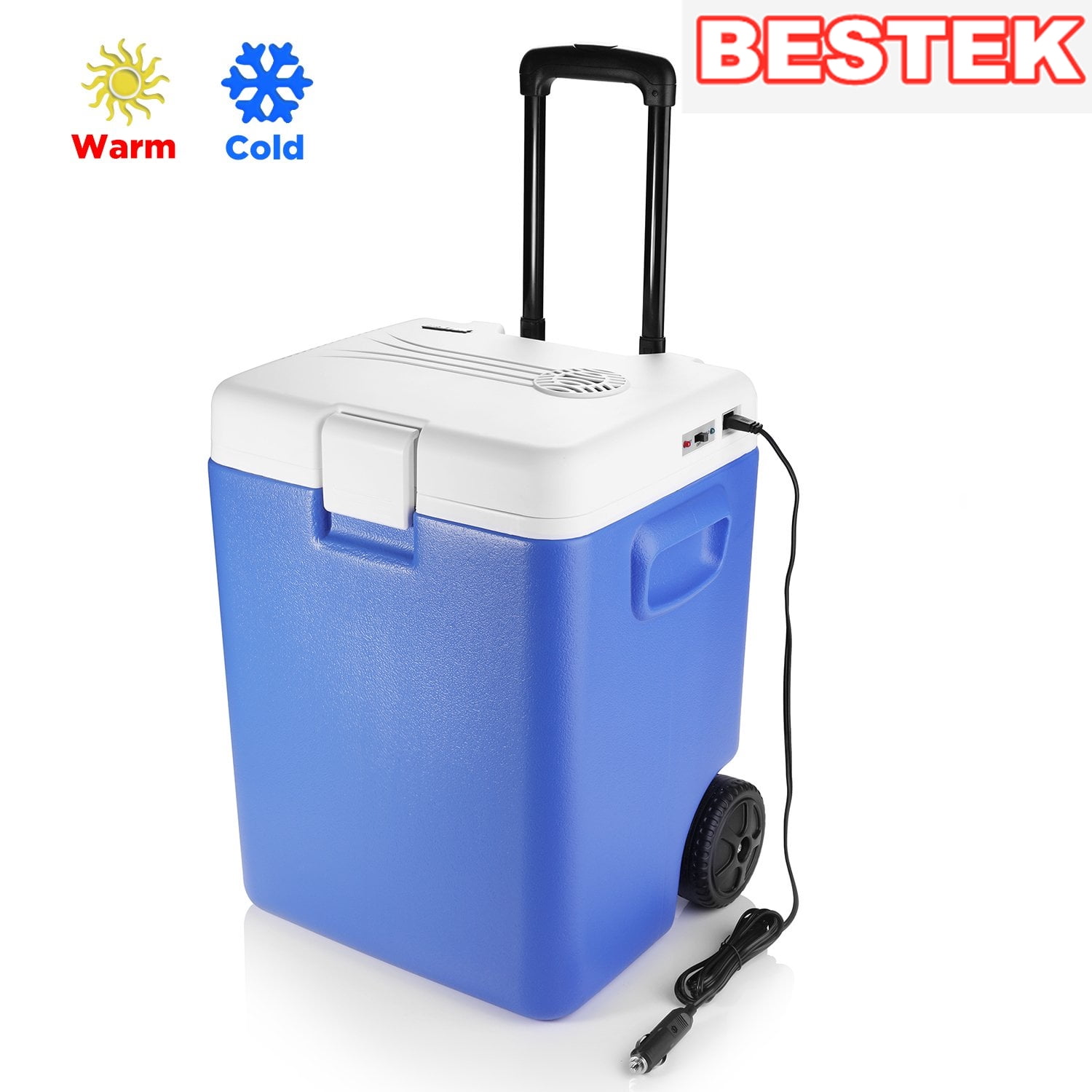 Plug In Cooler >> Bestek Wheeled Electric 30 Quart Cooler And Warmer Portable Car Plug In Cooler >> Bestek Wheeled Electric 30 Quart Cooler And Warmer Portable Car