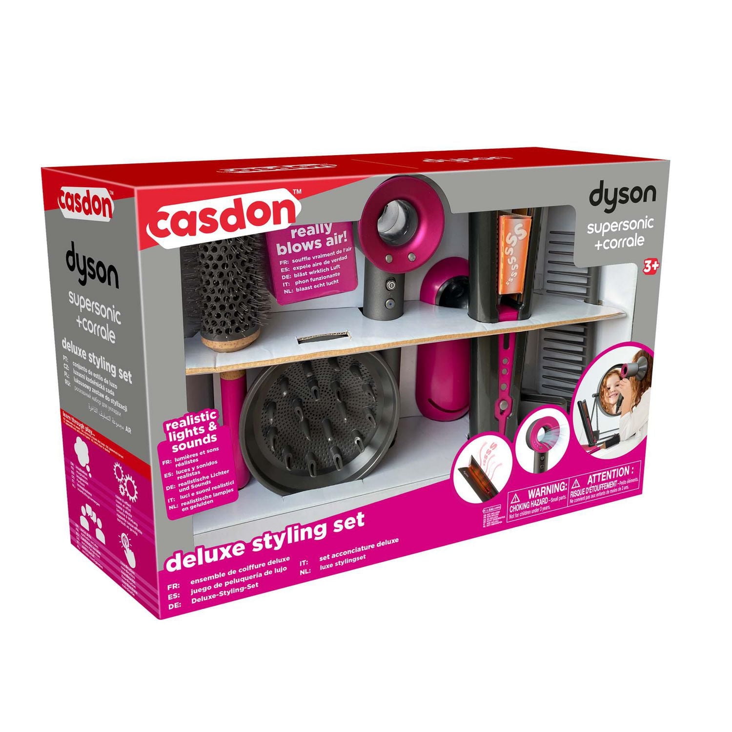 Ensemble de coiffure Toy Dyson Supersonic et Corrale Deluxe