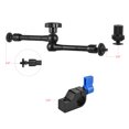 thumbnail image 4 of Adjustable Articulating Friction Arm with 15mm Rod Clamp Mount for Field Monitor LED Light Flash Microphone Camera Cage Rig, 4 of 5