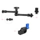 thumbnail image 4 of Adaptador Irfora Brazo de fricción articulado ajustable con soporte de abrazadera de varilla de 15 mm para monitor de campo LED Flash ligero Micrófono Jaula de la cámara Plataforma Irfora Adaptador, 4 of 5