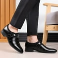thumbnail image 4 of Dakaela Men's Dress Shoes Business Formal Slip on Oxfords Soft Classic Wedding Casual Work Loafers, 4 of 7