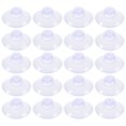 thumbnail image 1 of WEUVEB 100Ud Ventosas De PVC Transparentes Para Y Mesas De Vidrio Hogar, 1 of 8