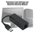 thumbnail image 3 of Machine Only External Dial Up Computer Phone 56K Linux Caller Id Drivergenius USB 56K External Dial Up Voice Fax Data Modem Fit For Win7 Win8 Win10 XP, 3 of 7