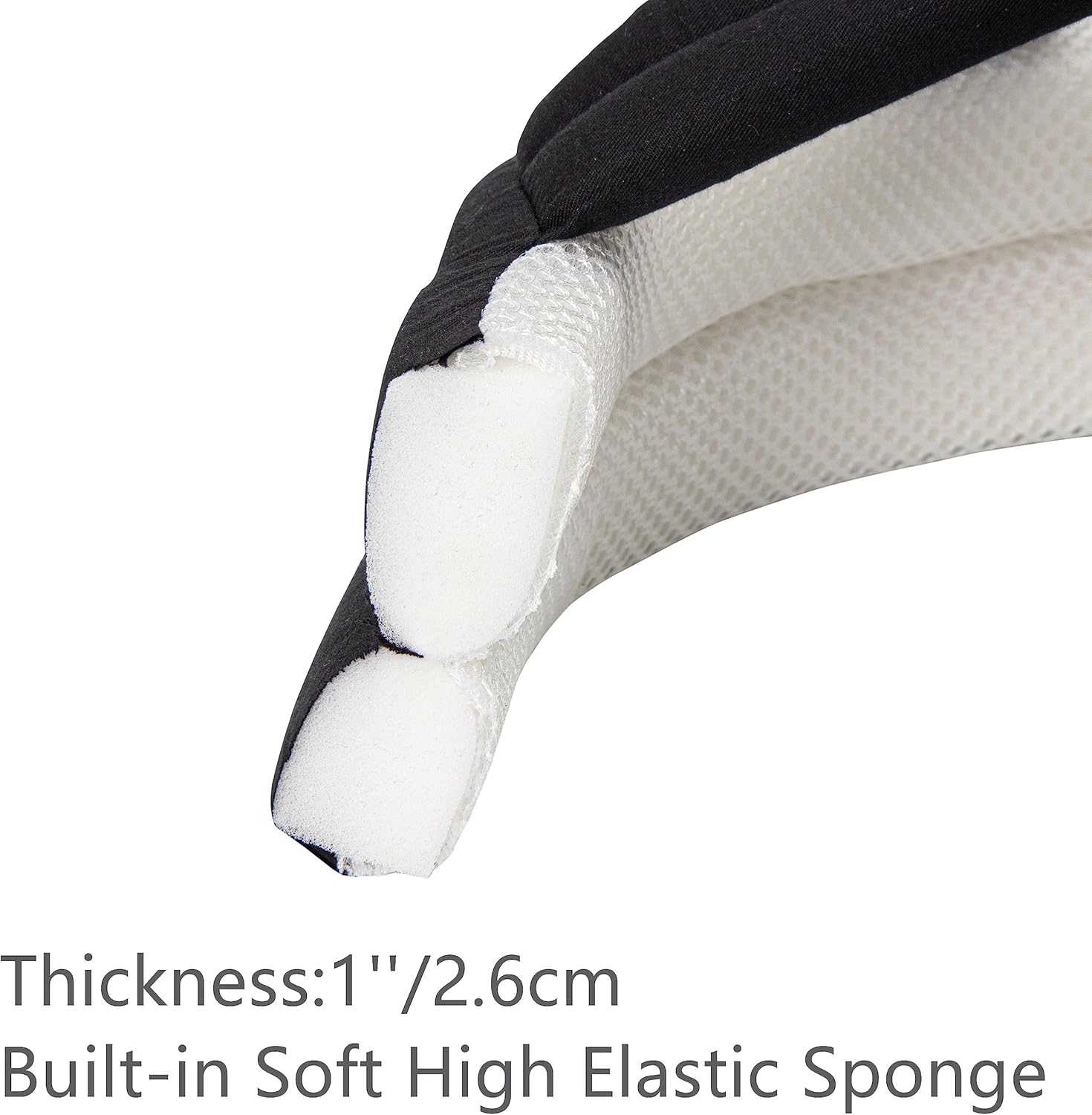 ABCISI Thick Soft Protective Helmet for Elderly, Adult Sizing,Seniors Head Protector Fall Protection Hat Cap,Elder Safety Products Protect Head Injury in Falls for Home Gardening Walking Dog,Black