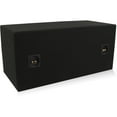 thumbnail image 4 of BELVA BBX210BK Dual 10-inch Car Ported Subwoofer Box 3/4-inch MDF with Custom Black Baffle, 4 of 5