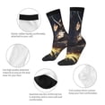 thumbnail image 3 of Bingfone Compression Socks for Women and Men Long Socks for Running Athletic Cycling Nurse- Sleeping Dragon In Forest, 3 of 6