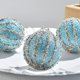thumbnail image 4 of Adornos de bolas de Navidad Bolas de lentejuelas 5pc Decoraciones navideñas inastillables Bolas de árbol para la decoración navideña de la fiesta de bodas (azul) oso de fresa Electrónica, 4 of 6