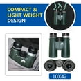 thumbnail image 5 of Ozark Trail 10X42 Binoculars - 10X High Powered Large View 42mm Objective FMC Lens Binoculars for Outdoor Sports Hunting Theater Concerts, 5 of 9
