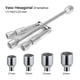 thumbnail image 2 of Llave Cruz Plegable Cruciforme 17/19/21/23mm Acero Para Automóvil, 2 of 4