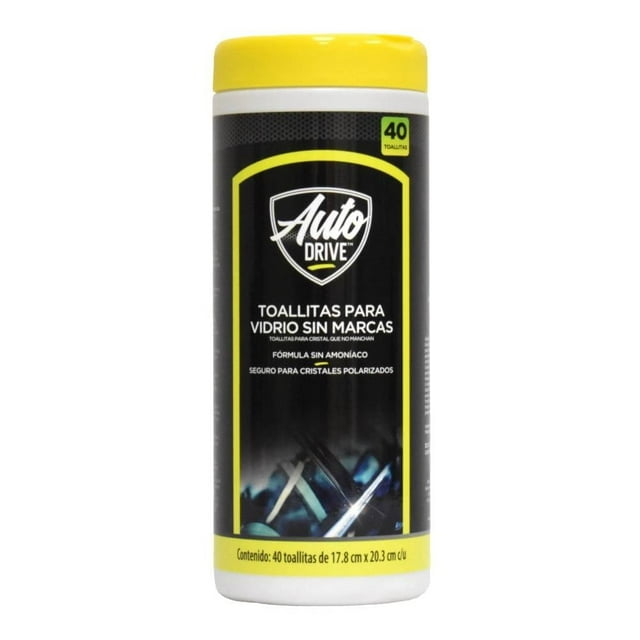 Toallitas Auto Drive 40 Piezas para Vidrio sin Marcas