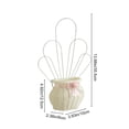 thumbnail image 3 of Darzheoy Scalloped Wall Basket, Plastic Vine-Inspired Woven Wall Mounted Vase, No Drilling Required Flower Basket Hanging Pot, Suitable for Living Room, Garden, Patio, Home, Wall Decor, 3 of 9