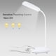 thumbnail image 1 of Lámpara de escritorio LED de noche ultraligera con rotación flexible de 360°, control táctil, 3 niveles de intensidad regulable, carga USB, lámpara de mesa que cuida los ojos para leer, 1 of 8