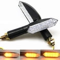 thumbnail image 2 of Street Dirt Motorcycle Sports LED Flowing Blinker Flash Turn Signal Indicator Light For Universal, 2 of 5
